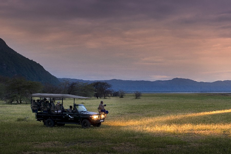 night game drive andbeyond lake manyara tree lodge 1500